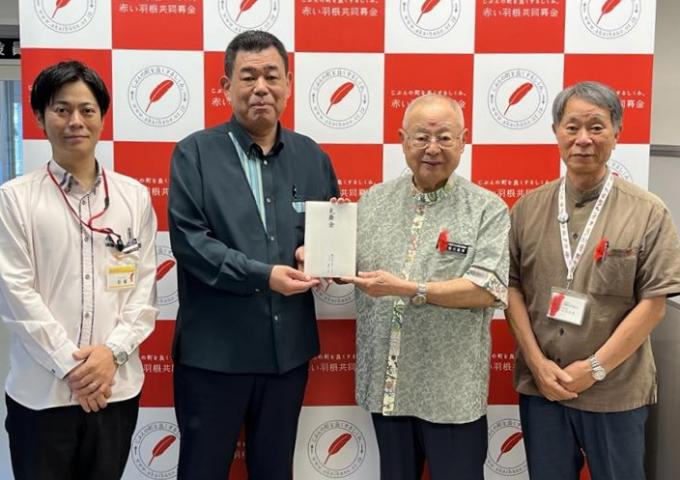 左から㈱サンエー総務部課長石塚実様 同代表取締役専務 田崎正仁様